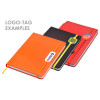 Logo Tag Dot Grid rPET A5 Notebooks